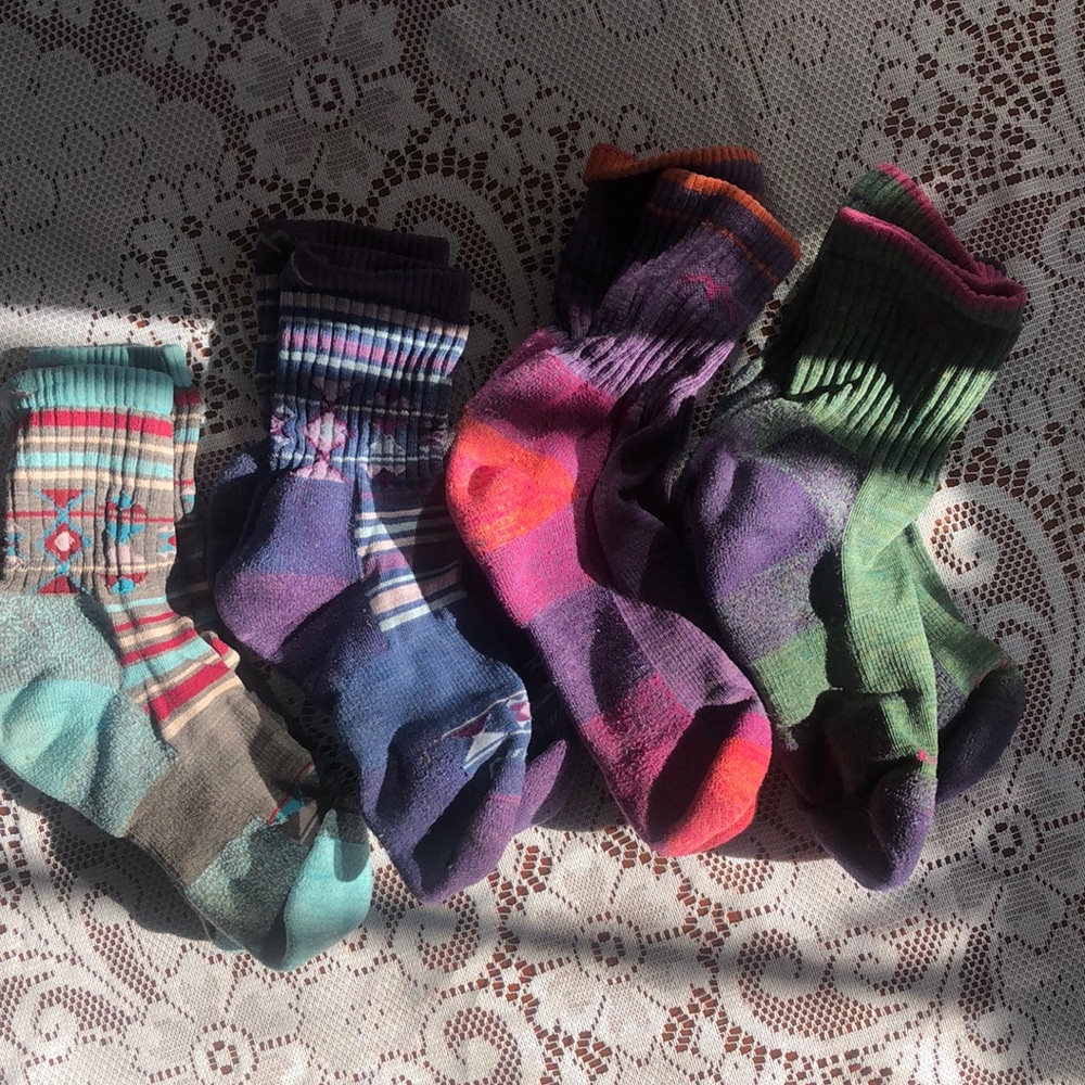 4 pairs Darn Tough Merino Wool Socks